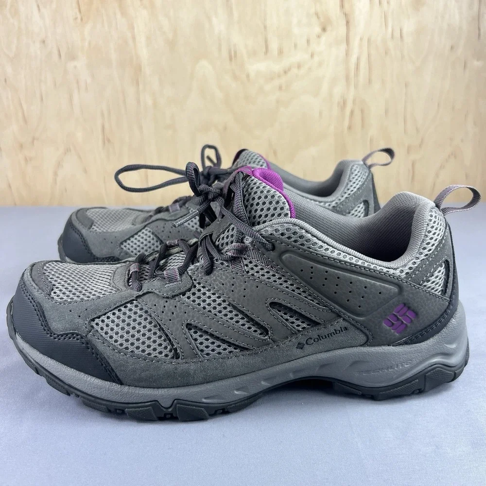 Columbia Plains Ridge Women's Size 10 Gray Trail Hiking Shoes Outdoor
